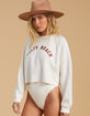 BILLABONG x The Salty Blonde Worn Right Womens Crew Sweatshirt image number 2