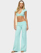 EDIKTED Laverne Wrap Crop Top image number 5