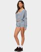 EDIKTED Lillian Striped Button Up Knit Cardigan image number 4
