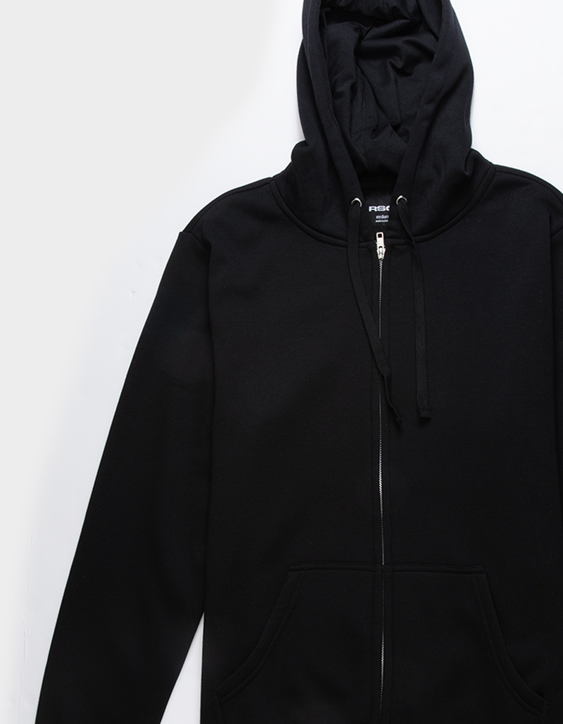 RSQ Mens Full Zip Fleece Hoodie image number 2