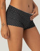 FULL TILT Polka Dot Textured Womens Micro Swim Boyshorts image number 3