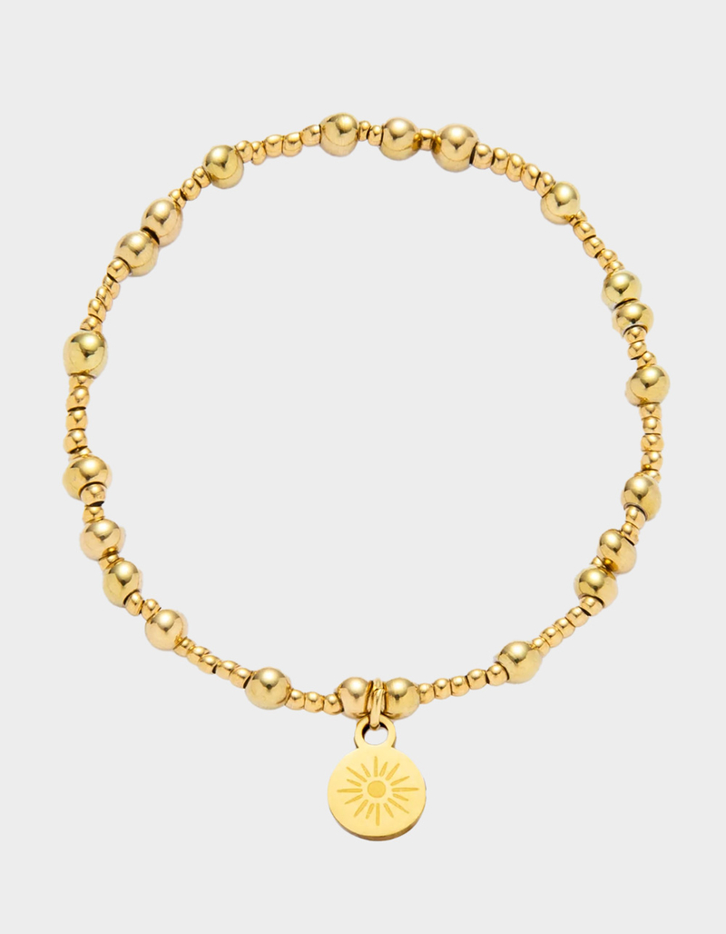 MAUKA Mixed Gold Beaded Bracelet  image number 0