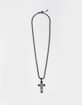 RSQ Cross Pendant Necklace image number 1