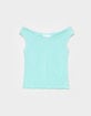 FULL TILT Girls Stripe Off The Shoulder Top image number 1