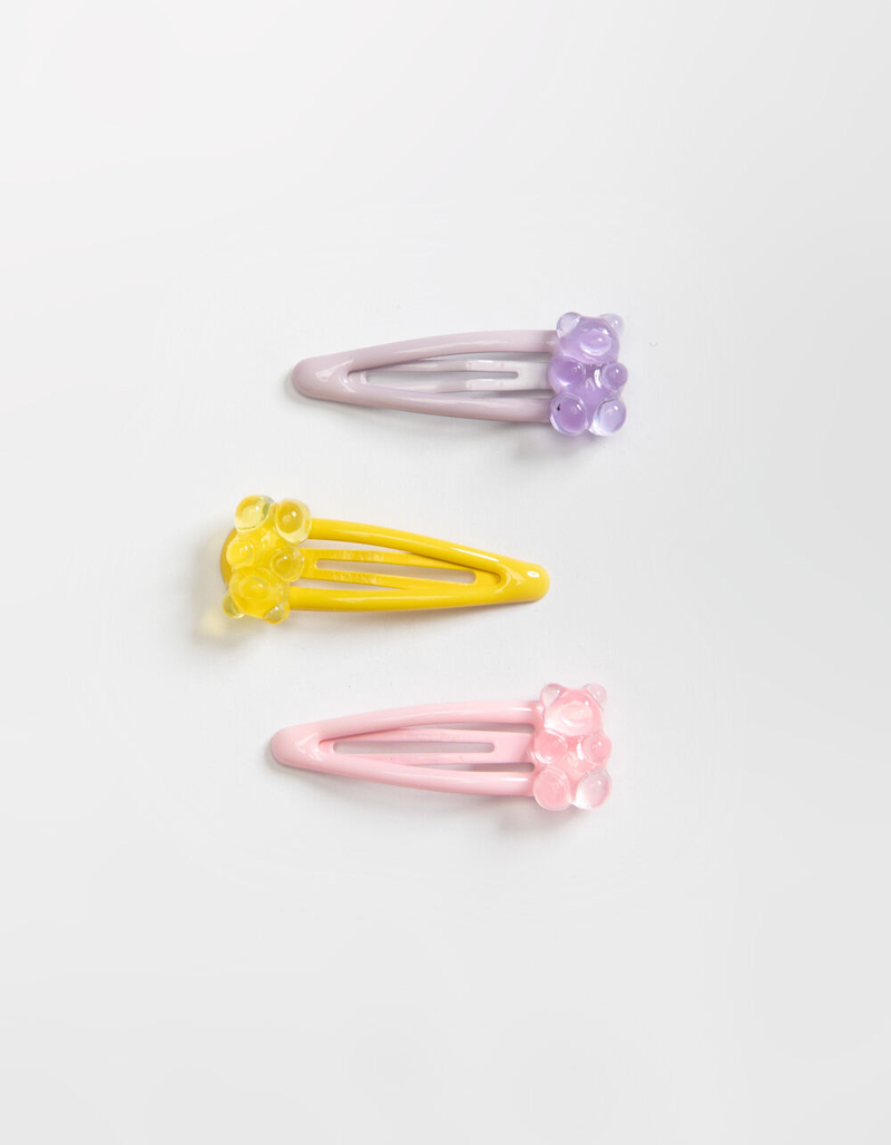 FULL TILT 3 Pack Gummy Bear Hair Clip Set image number 0