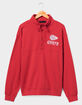 JUNK FOOD Kansas City Chiefs Mock 1/4 Button Up Sweatshirt image number 1
