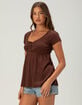 RSQ Womens Babydoll Top image number 3