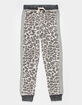 VINTAGE HAVANA Leopard Girls Fleece Jogger Pants image number 1