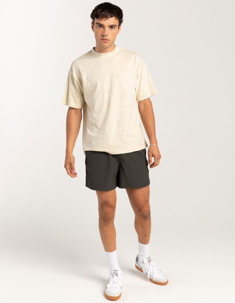 RSQ Mens Acid Wash Oversized Tee image number 1