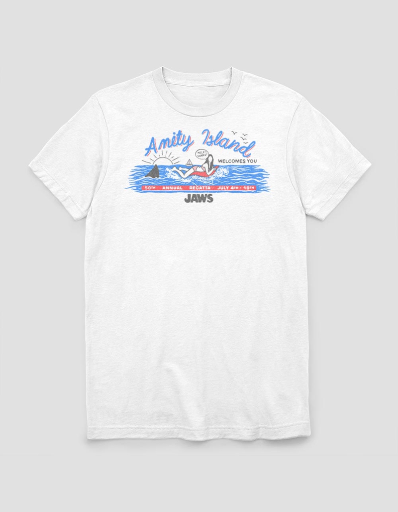 JAWS Amity Billboard Unisex Tee image number 0