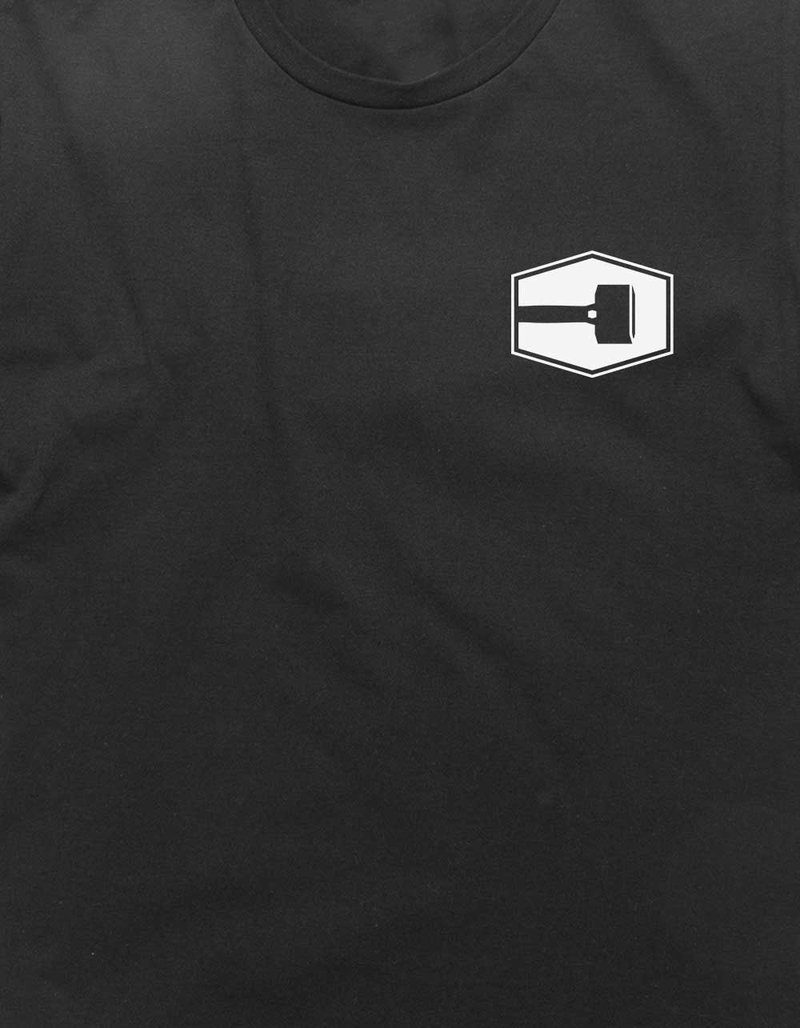 FORTY HAMMERS Americana Skull Unisex Tee image number 2