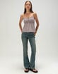 RSQ Womens Henley Babydoll Cami image number 2