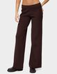 EDIKTED Lorie Wide Leg Knit Pants image number 1