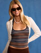 RSQ Womens Stripe Halter Top image number 6