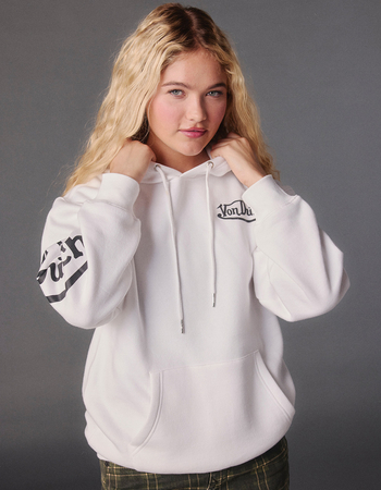 VON DUTCH Arm Patch Womens Hoodie Primary Image
