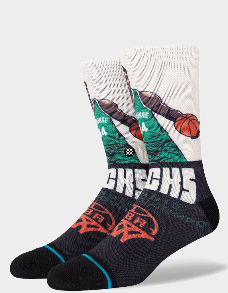 STANCE Graded Giannis Antetokounmpo Mens Crew Socks image number 0