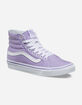 VANS Sk8-Hi Slim Lavender & True White Womens Shoes image number 2