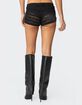 EDIKTED Maisley Sheer Lace Shorts image number 5