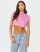EDIKTED Seville Cropped Tee image number 1