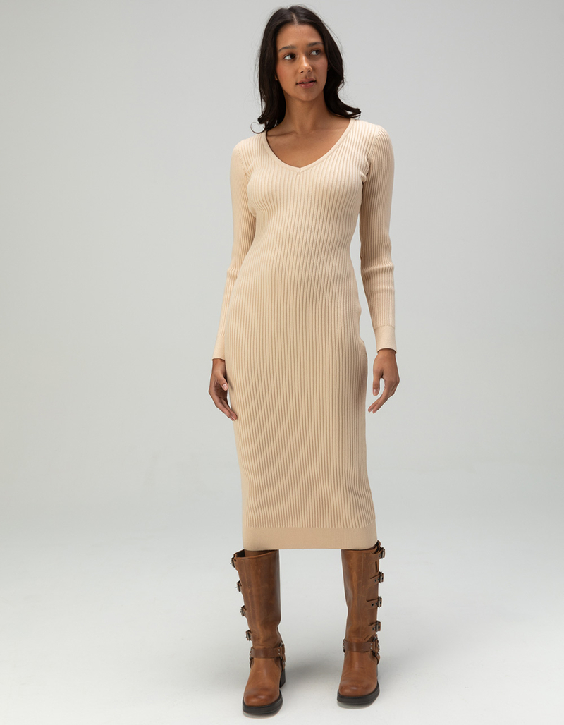 LULUS Everyday Beauty Womens Sweater Dress image number 0