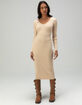 LULUS Everyday Beauty Womens Sweater Dress image number 1