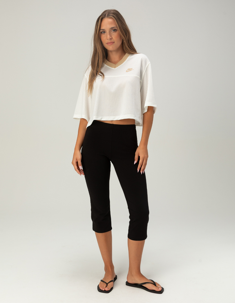 NIKE Womens Crop Mesh Jersey image number 3