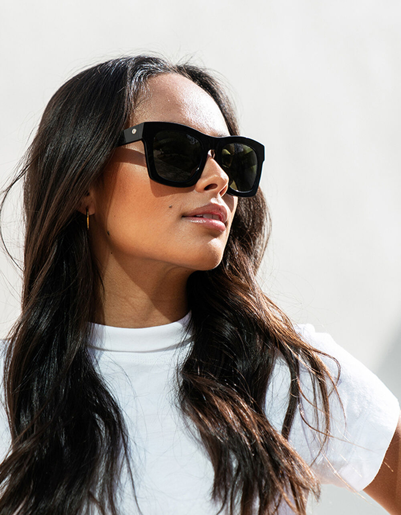 ELECTRIC Crasher Gloss Black Sunglasses image number 3