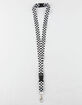 Black Checkered Lanyard image number 1