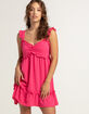 TIMING Flutter Babydoll Womens Dress image number 1