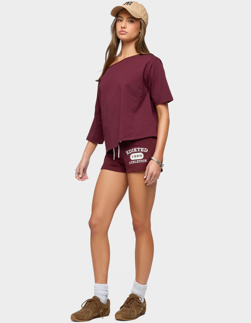 EDIKTED Edikted Athlete Contrast Micro Shorts image number 3