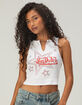 VON DUTCH Star Womens Notch Tank Top image number 1
