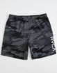 RVCA Trainer Mens Camo Black Sport Shorts image number 5