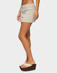 EDIKTED Poppey Striped Twill Mini Skirt image number 2