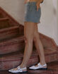 WEST OF MELROSE Denim Micro Womens Shorts image number 3