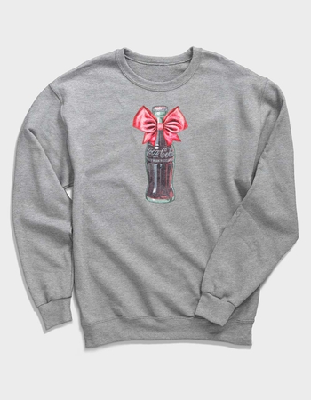 COCA-COLA Bow Classic Bottle Unisex Crewneck Sweatshirt Primary Image