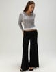 RSQ Womens Cable Zip-Up Sweater image number 2