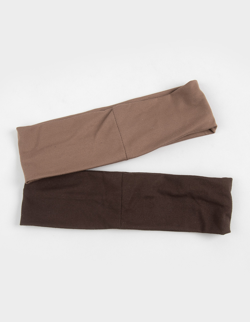 FULL TILT 2 Pack Grommet Cotton Headbands image number 1