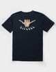 RIP CURL Skeleton Shaka Boys Tee image number 2