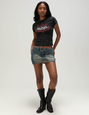 VON DUTCH Dis Womens Skimmer Tee Alternative Image