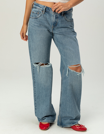 LEVI'S Premium Low Loose Womens Jeans - Shakey Ground Alternative Image