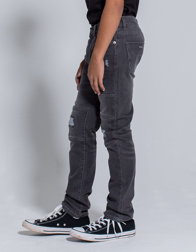 RSQ Tokyo Super Skinny Moto Boys Rip N Repair Jeans image number 2