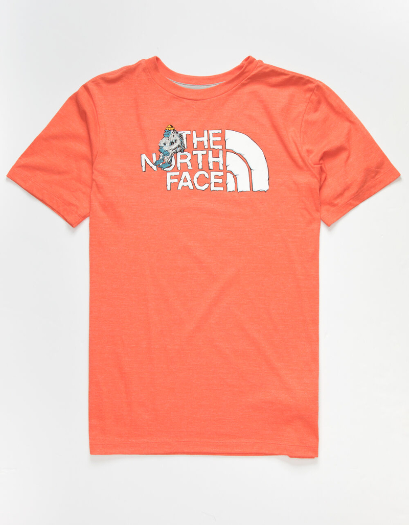 THE NORTH FACE Mountain Biker Tri-Blend Boys Orange T-Shirt image number 0