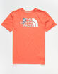 THE NORTH FACE Mountain Biker Tri-Blend Boys Orange T-Shirt image number 1