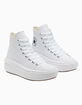 CONVERSE Chuck Taylor All Star Move Womens White Platform High Top Shoes image number 6