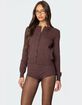 EDIKTED Ashlin Button Up Knit Cardigan image number 3