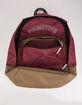 PRIMITIVE Blocked Homeroom Burgundy Backpack image number 5