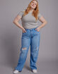 RSQ Womens High Rise Straight Leg Jeans image number 6