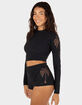 HURLEY Shadow Palm Retro Womens Swim Shorts image number 3