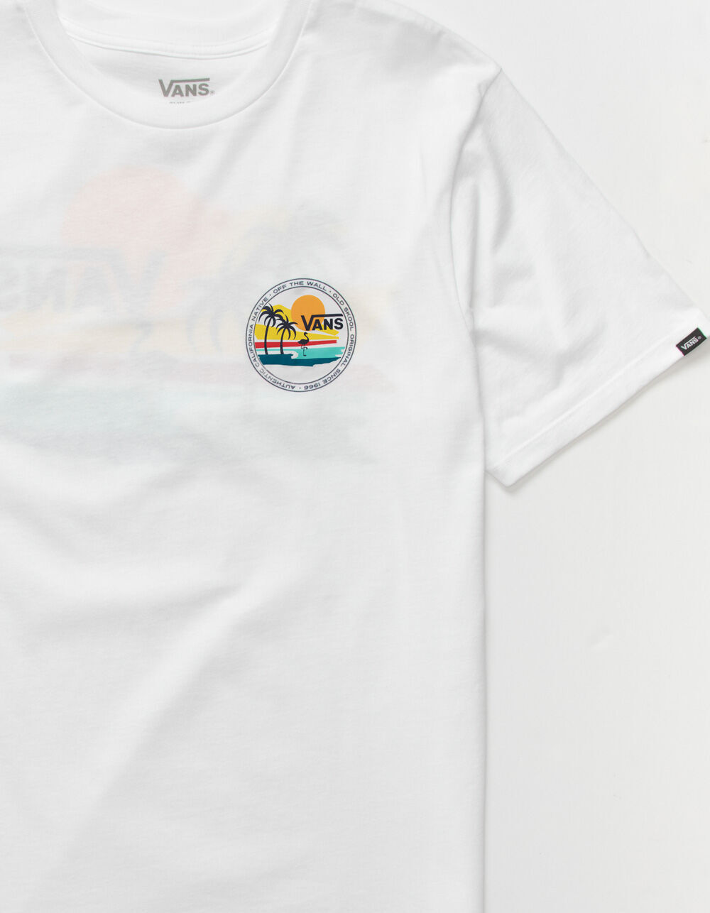 عناق رخيم vans retro t shirt 