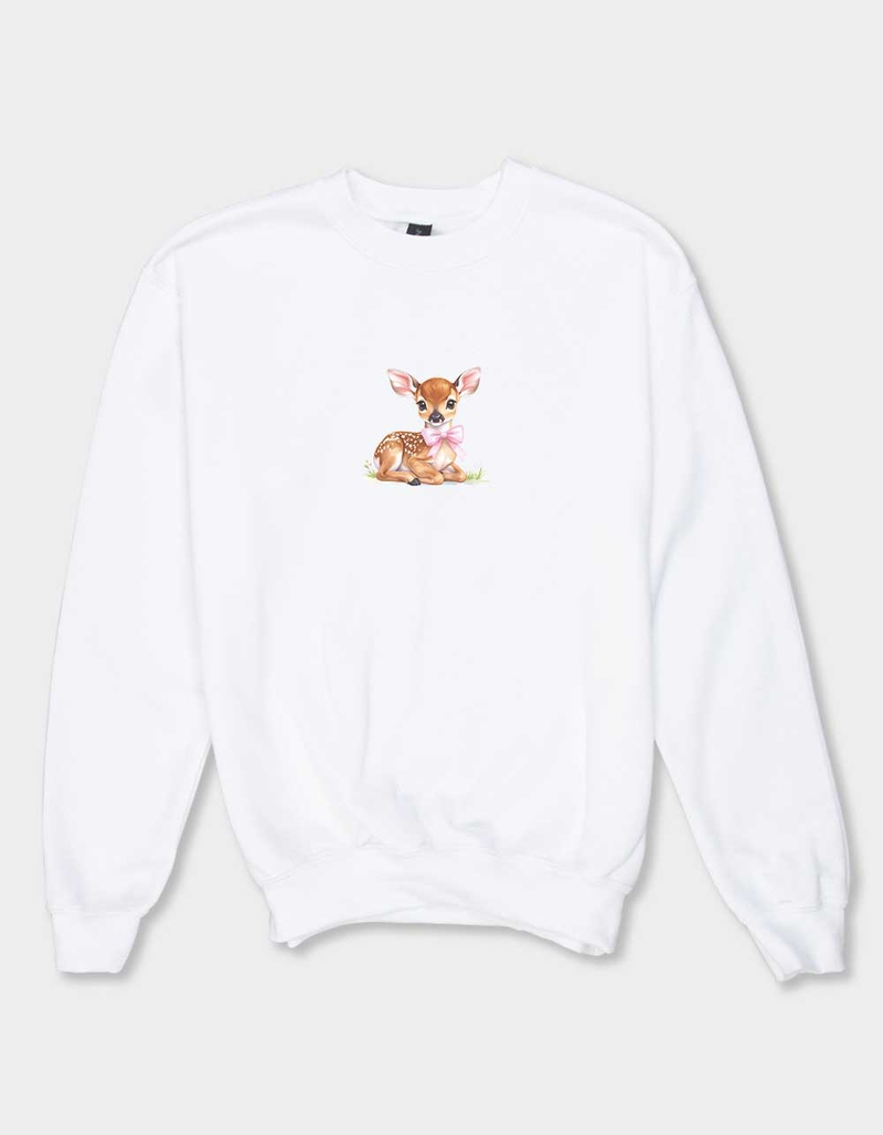 BOW Fawn Eyes Unisex Kids Crewneck Sweatshirt image number 0